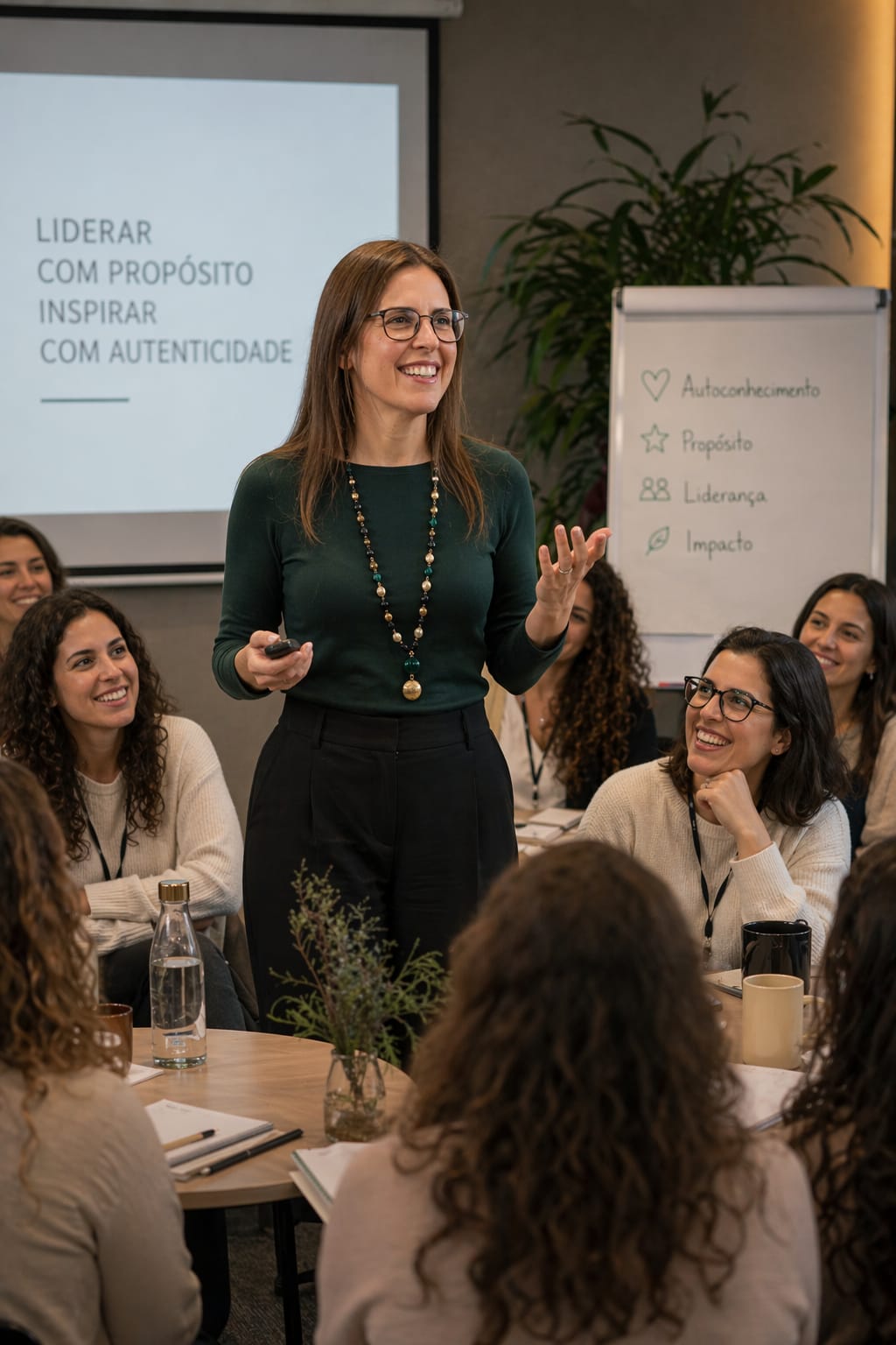 Liderar com propósito — formação Alda Correia