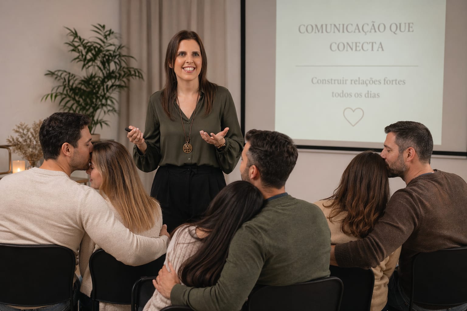 Comunicação que conecta — encontro com casais